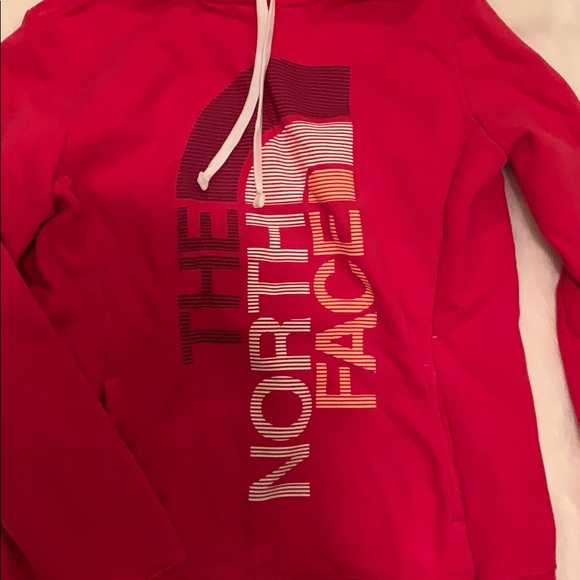 Pink North Face Hoodie - Picture 2 of 4